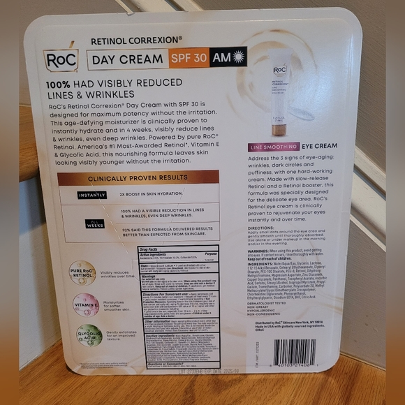 NEW Roc Retinol Correxion Deep Wrinkle Daily Moisturizer SPF 30 - Picture 2 of 2